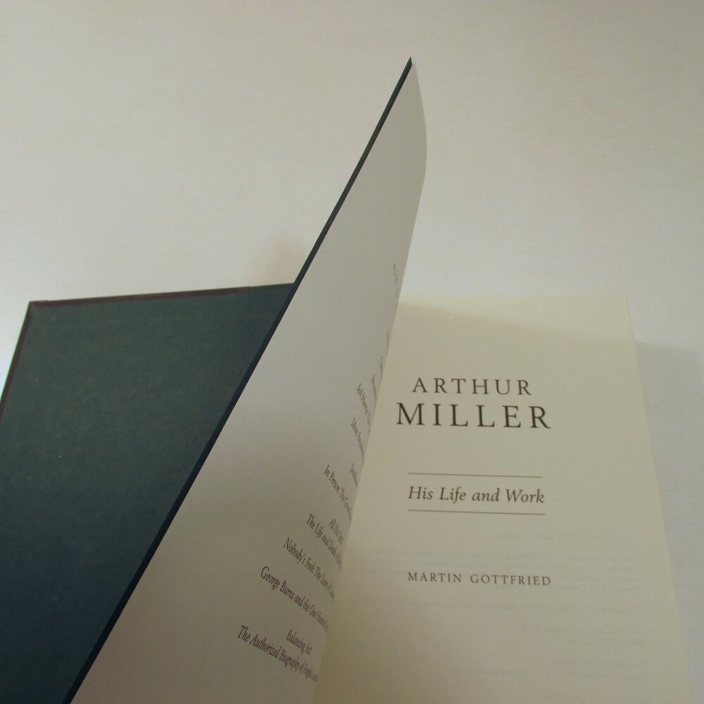 Hardcover Book - Arthur Miller His Life and Work by Martin Gottfried